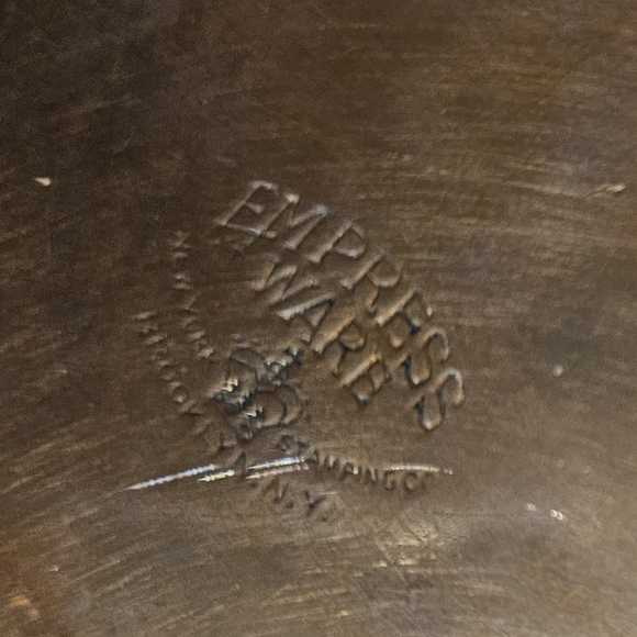 Vintage Empress Ware 2 piece silent butler cumbersome set - Picture 6 of 6